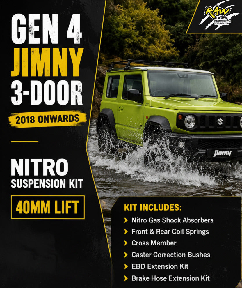 RAW Nitro Suzuki Jimny JB74 3-Door Full Suspension Kit 40MM Lift