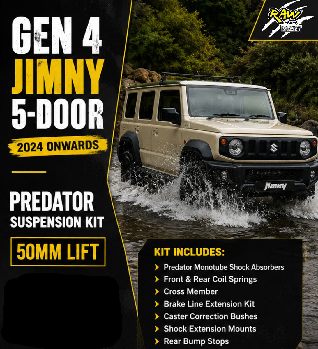 RAW Predator Suzuki Jimny JB74 5-Door Full Suspension Kit 50MM Lift